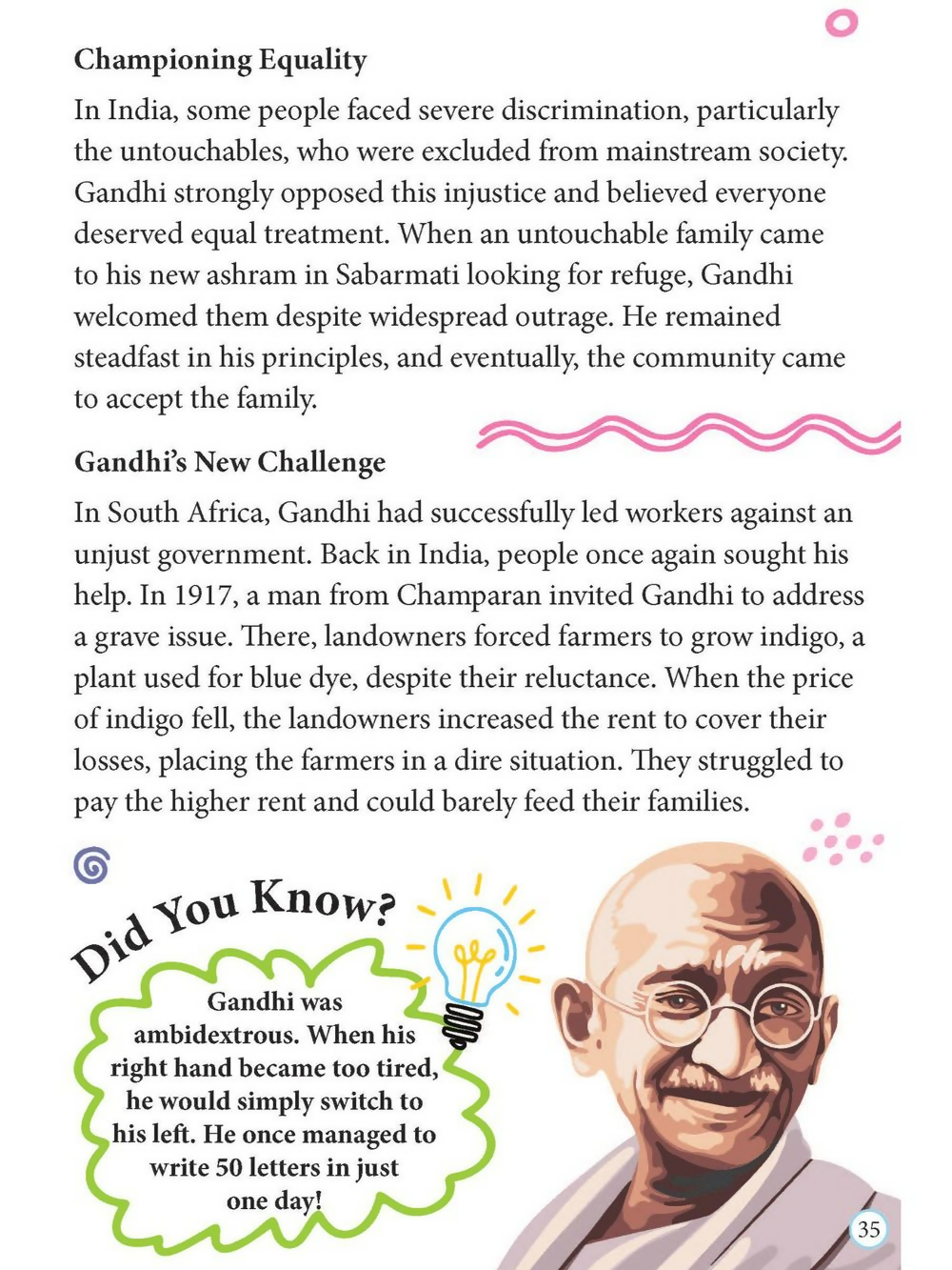 Dreamland Publications Mahatma Gandhi Icons of Inspiration Illustrated Biography For Kids