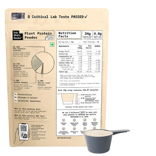 Only What's Needed 24g Plant Protein Powder - Coffee