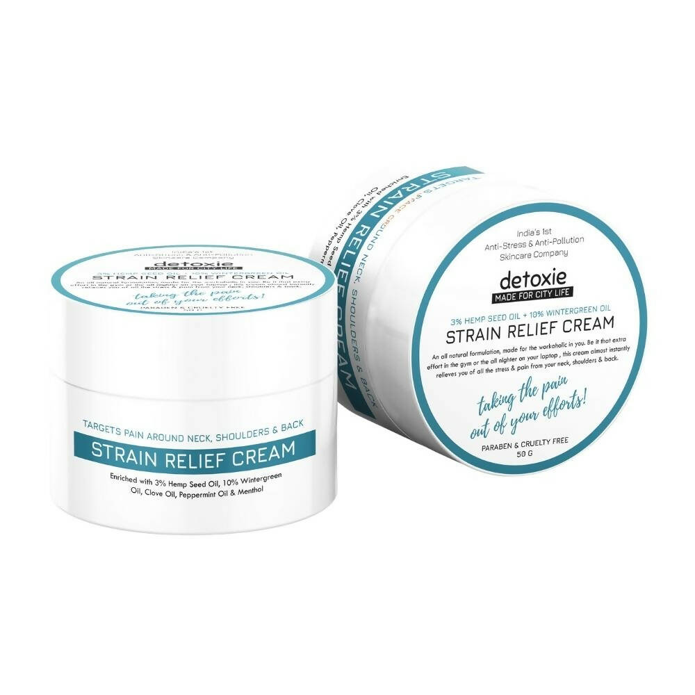 Detoxie Strain Relief Cream - 50 gms