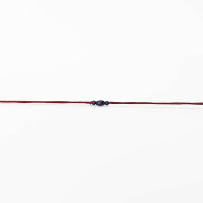Indianvibez Bodh Rakhi For Courage Real Crystal Stone Rakhi With Authenticity Certificate