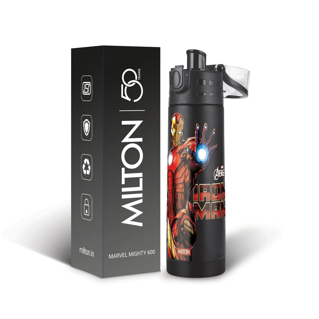 Milton Marvel Mighty Iron Man Thermosteel Bottle 500ml