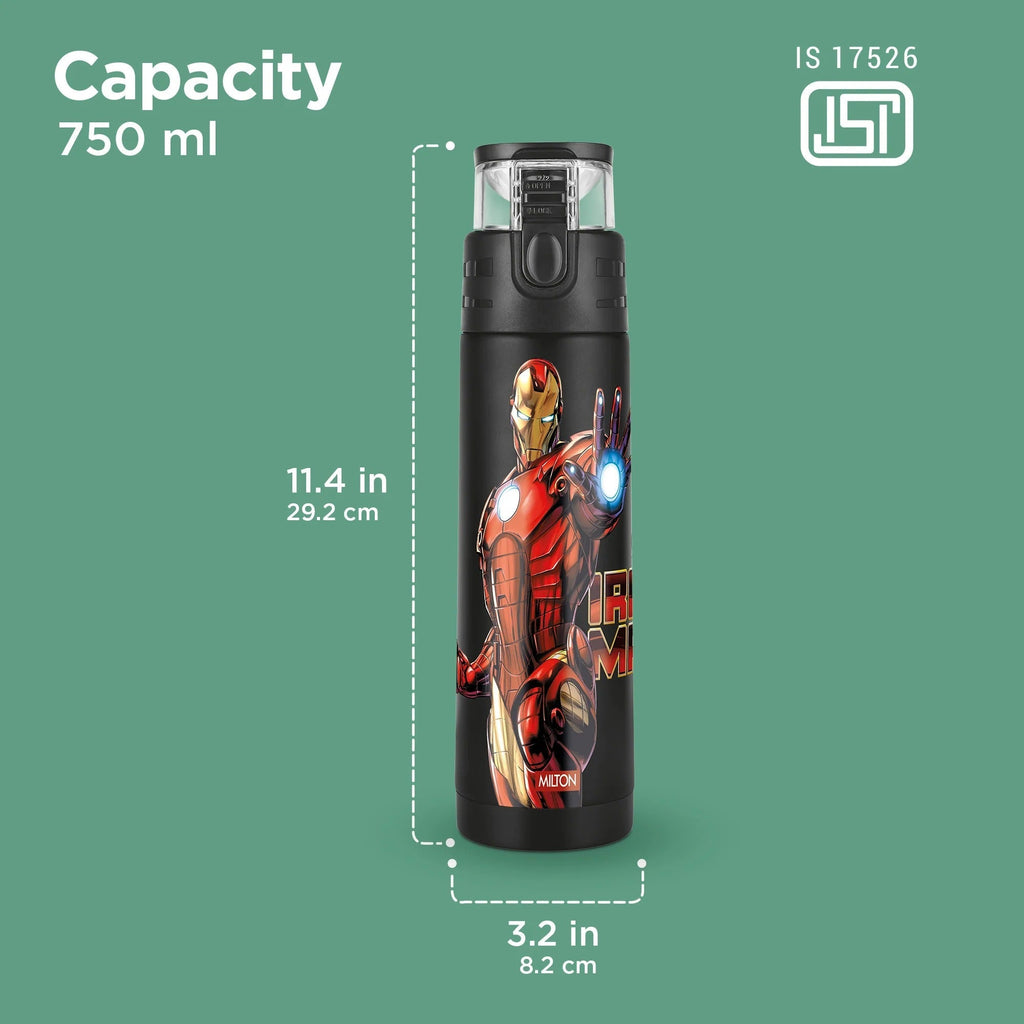 Milton Marvel Mighty Iron Man Thermosteel Bottle 500ml