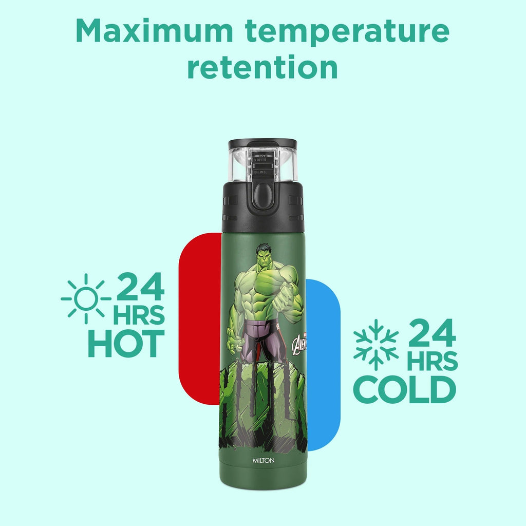 Milton Marvel Mighty Hulk Thermosteel Bottle - 750ml