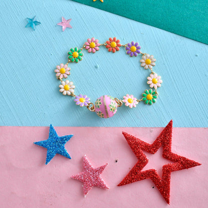 trueBrowns X Voylla Colourful Flowers Kid's Thread Rakhi For Kids