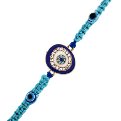 trueBrowns X Voylla Evil Eye Men's Thread Rakhi For Brother