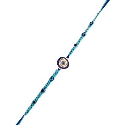 trueBrowns X Voylla Evil Eye Men's Thread Rakhi For Brother