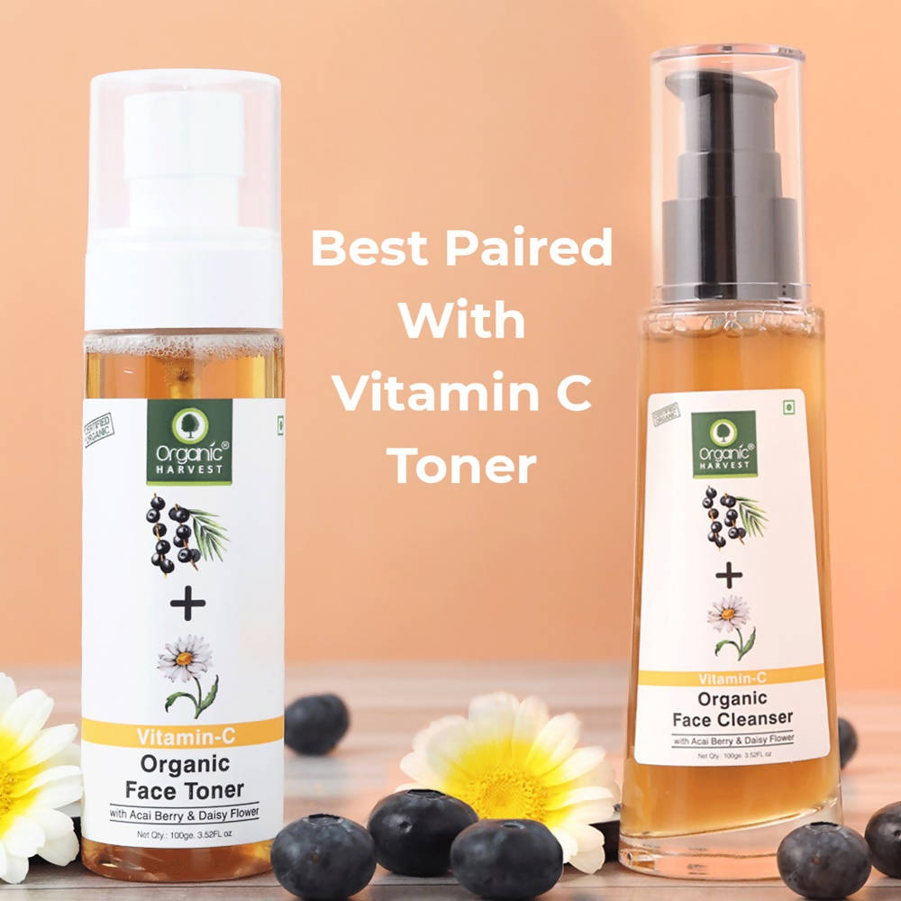 Organic Harvest Vitamin C Organic Face Cleanser - 100 ml