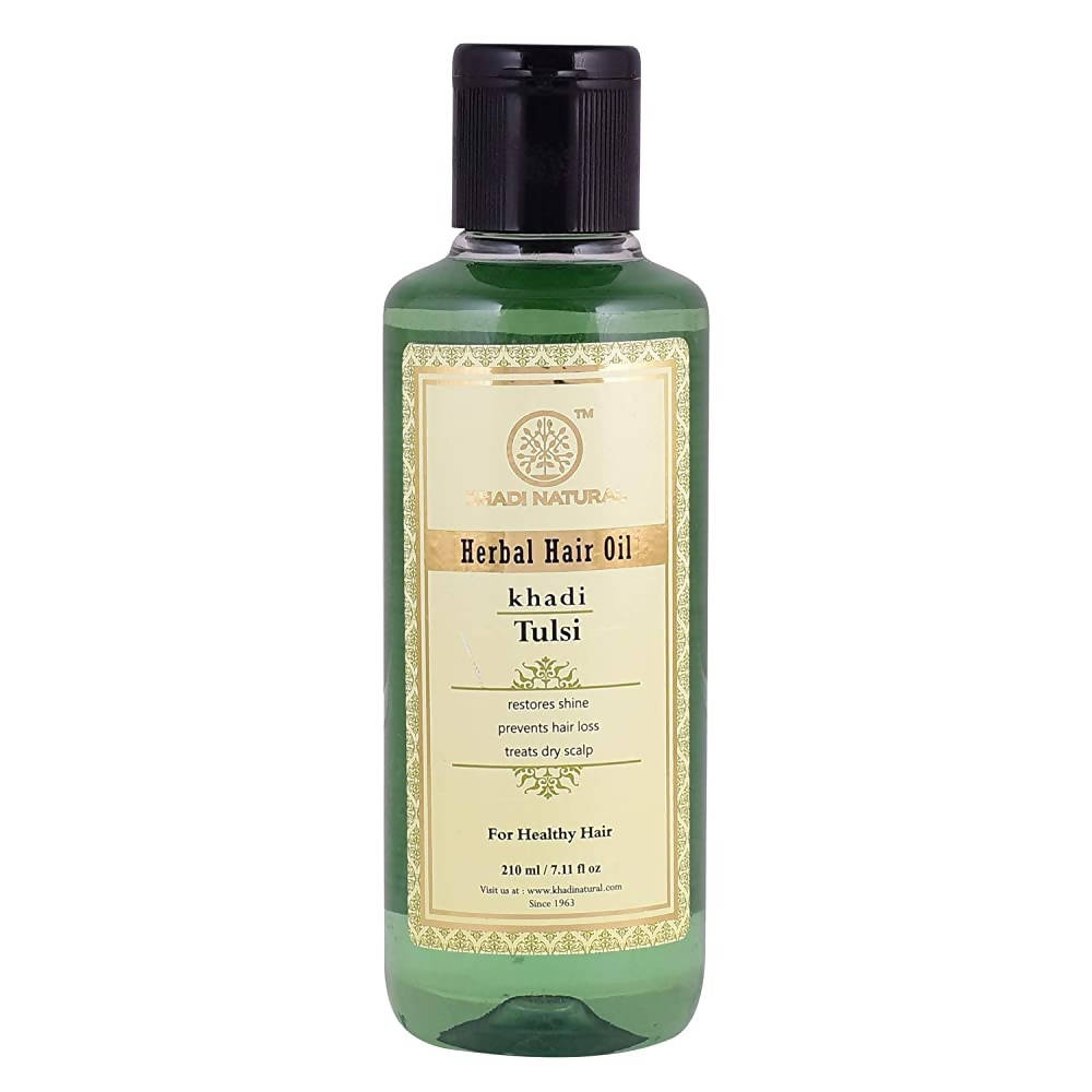 Khadi Natural Tulsi Hair Oil - 210 ml