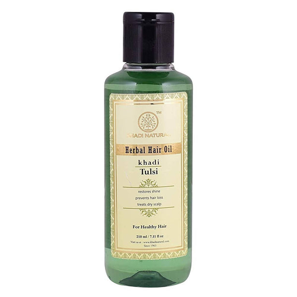 Khadi Natural Tulsi Hair Oil - 210 ml