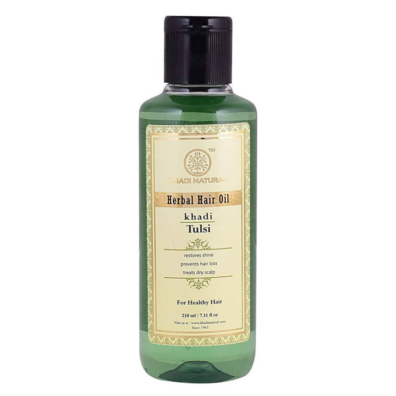 Khadi Natural Tulsi Hair Oil - 210 ml