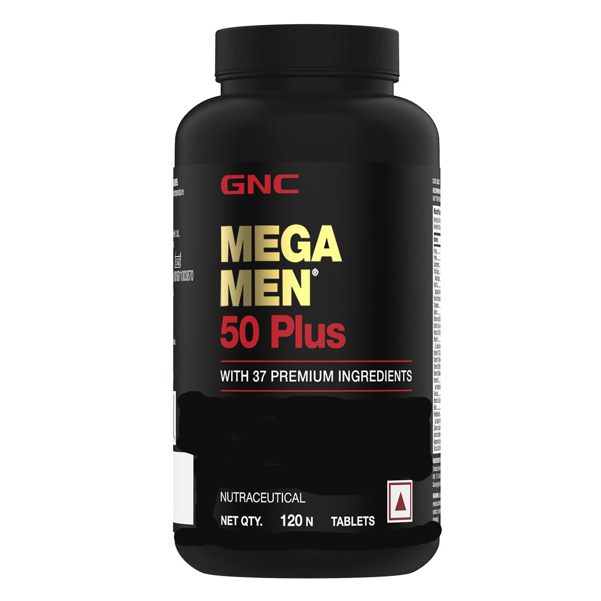 GNC Mega Men 50 Plus Multivitamin Tablets – 120 Tabs