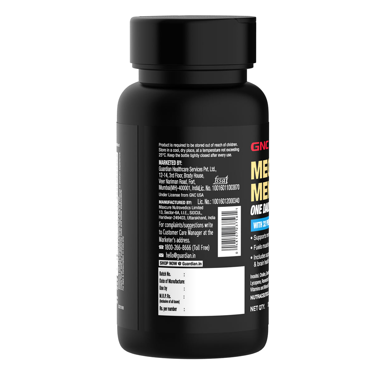 GNC Mega Men One Daily Multivitamin Tablets