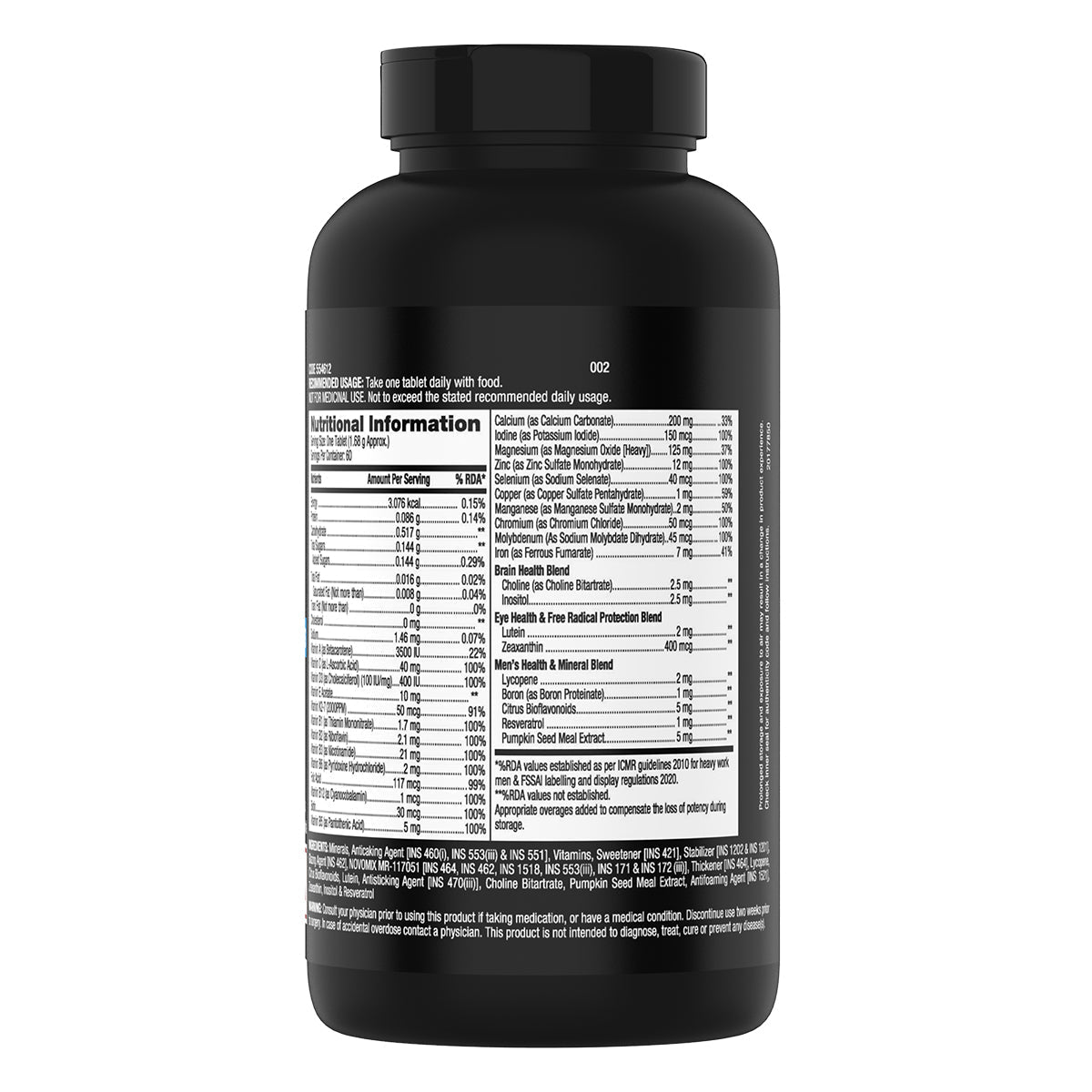 GNC Mega Men One Daily Multivitamin Tablets