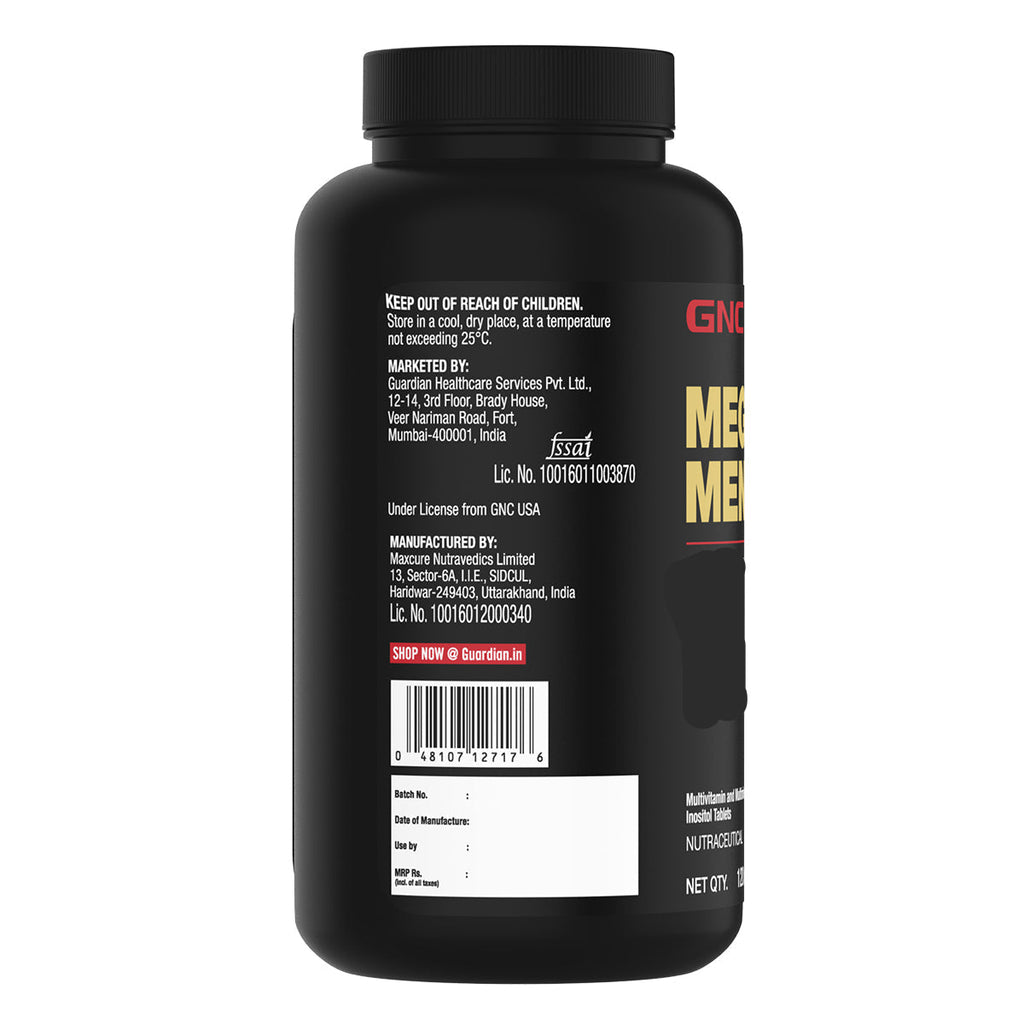 GNC Mega Men Multivitamin Tablets - 120 Tabs
