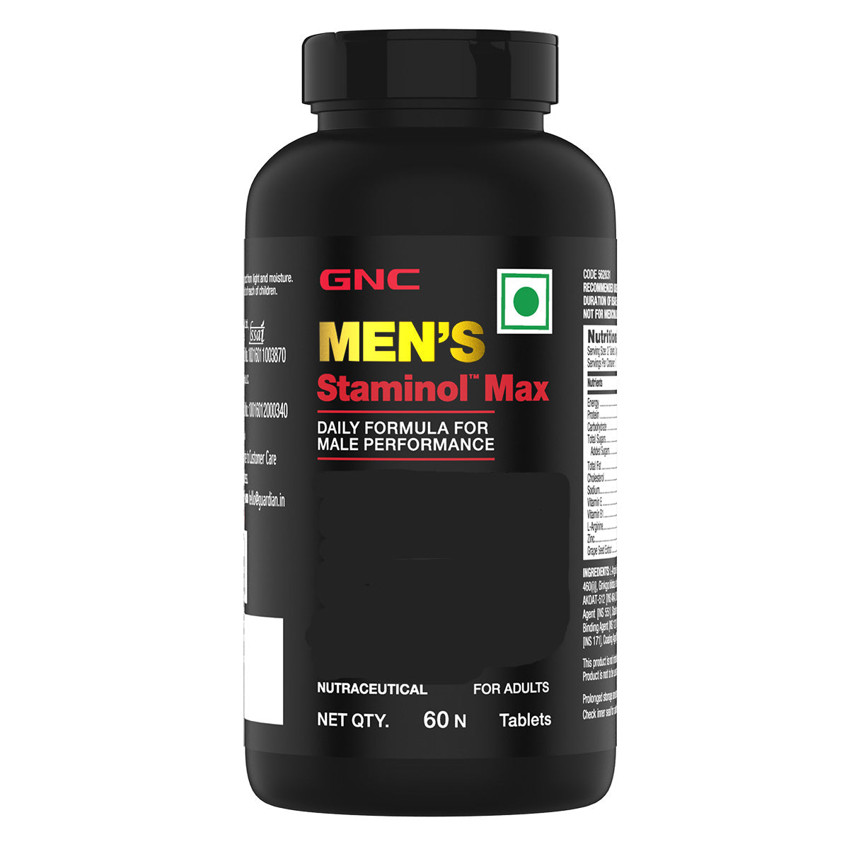GNC Men's Support Herbal Capsules - 60 Caps