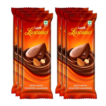LuvIt. Luscious Roasted Almonds Chocolate Bars