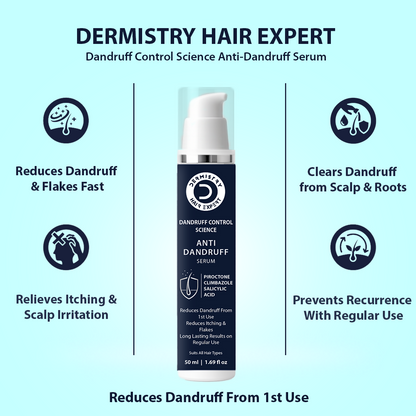 Dermistry Anti-Dandruff Control Shampoo Mask & Serum