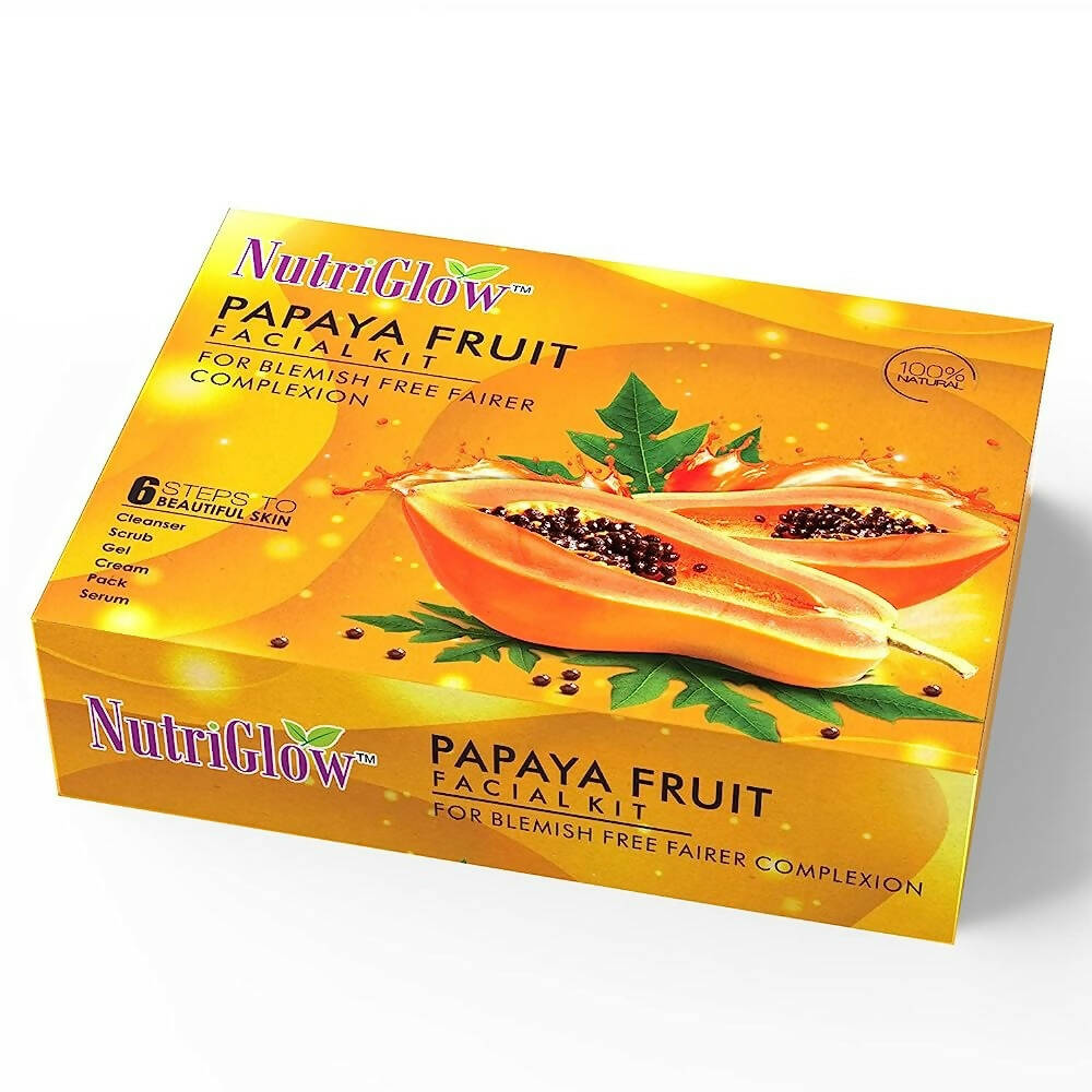 NutriGlow Papaya Fruit Facial Kit - 260 gms