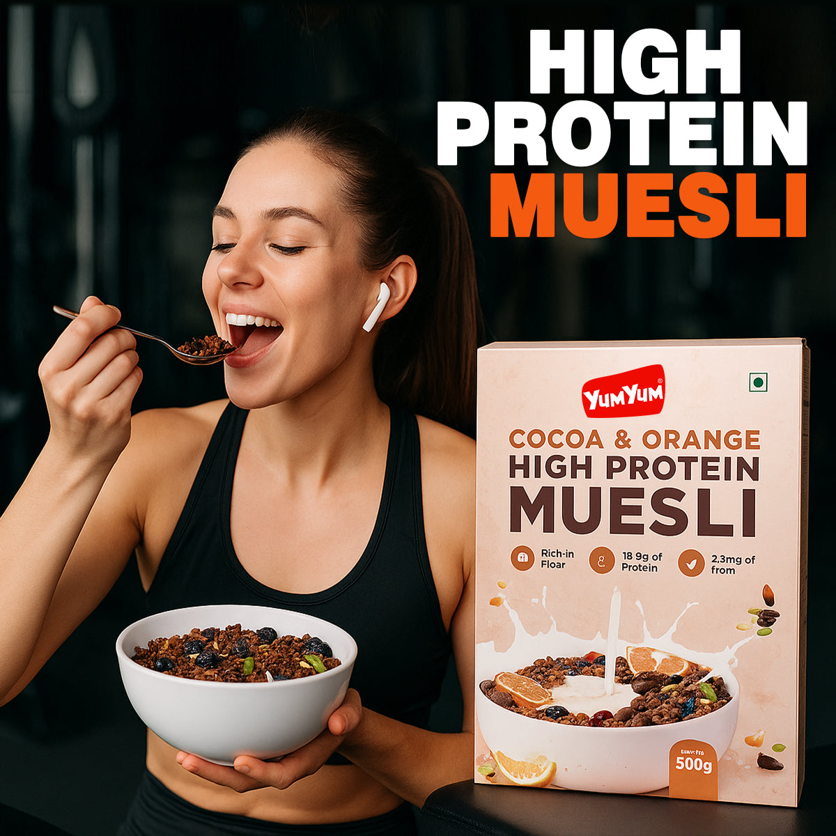 Yum Yum High Protein Muesli Box
