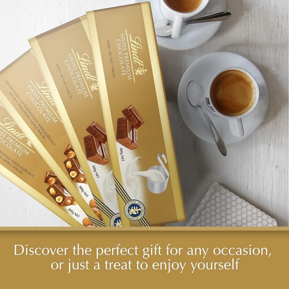 Lindt Gold Tab Chocolate with Hazelnut