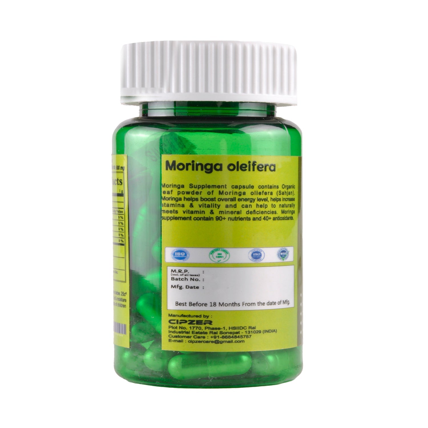 Cipzer Moringa Oleifera Capsule