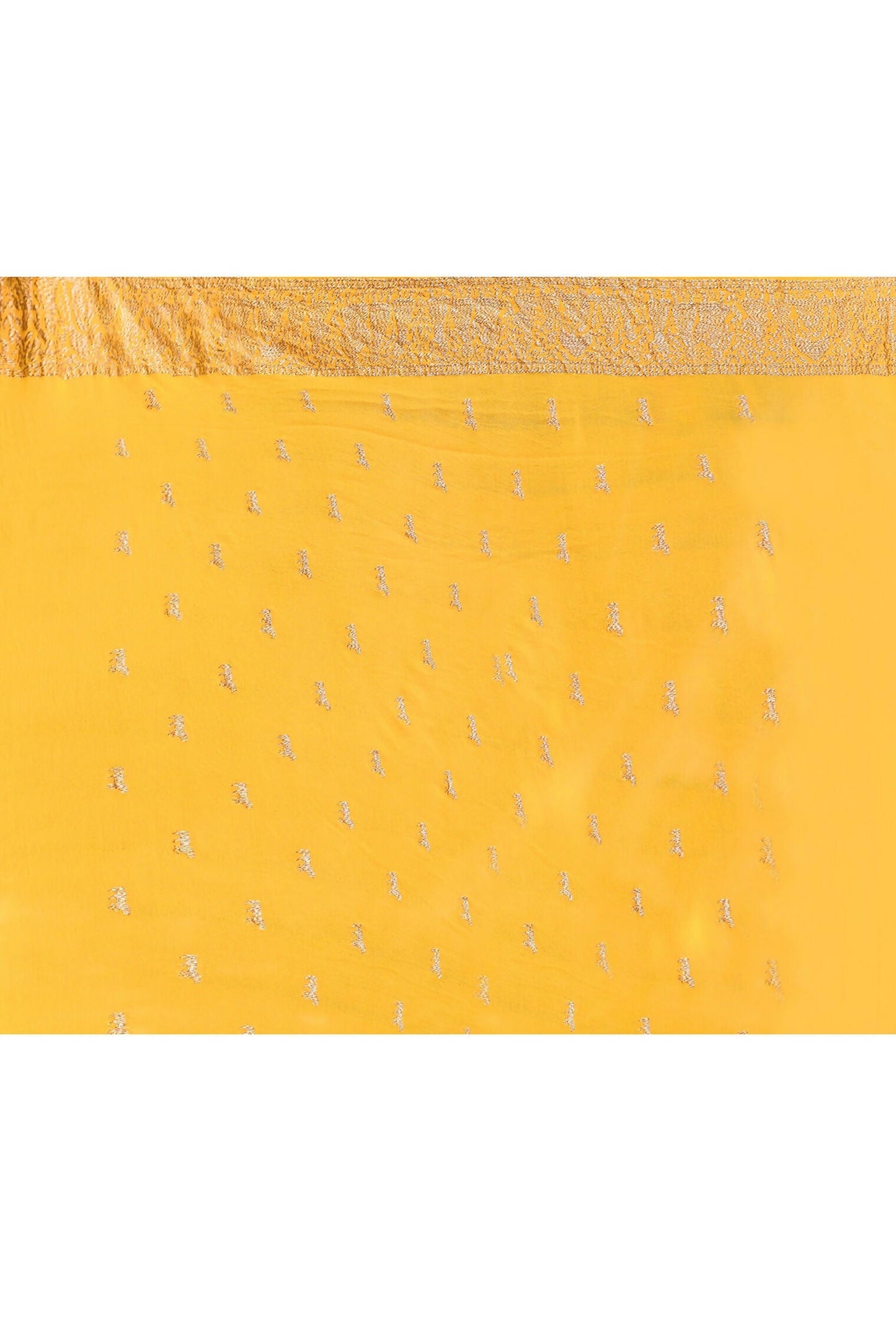 Joban Fashion Purple Crepe Chiffon Pure Handloom Banarasi Silk Saree