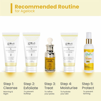Globus Naturals Hyaluronic Acid & Vitamin C Anti Ageing Face Cream