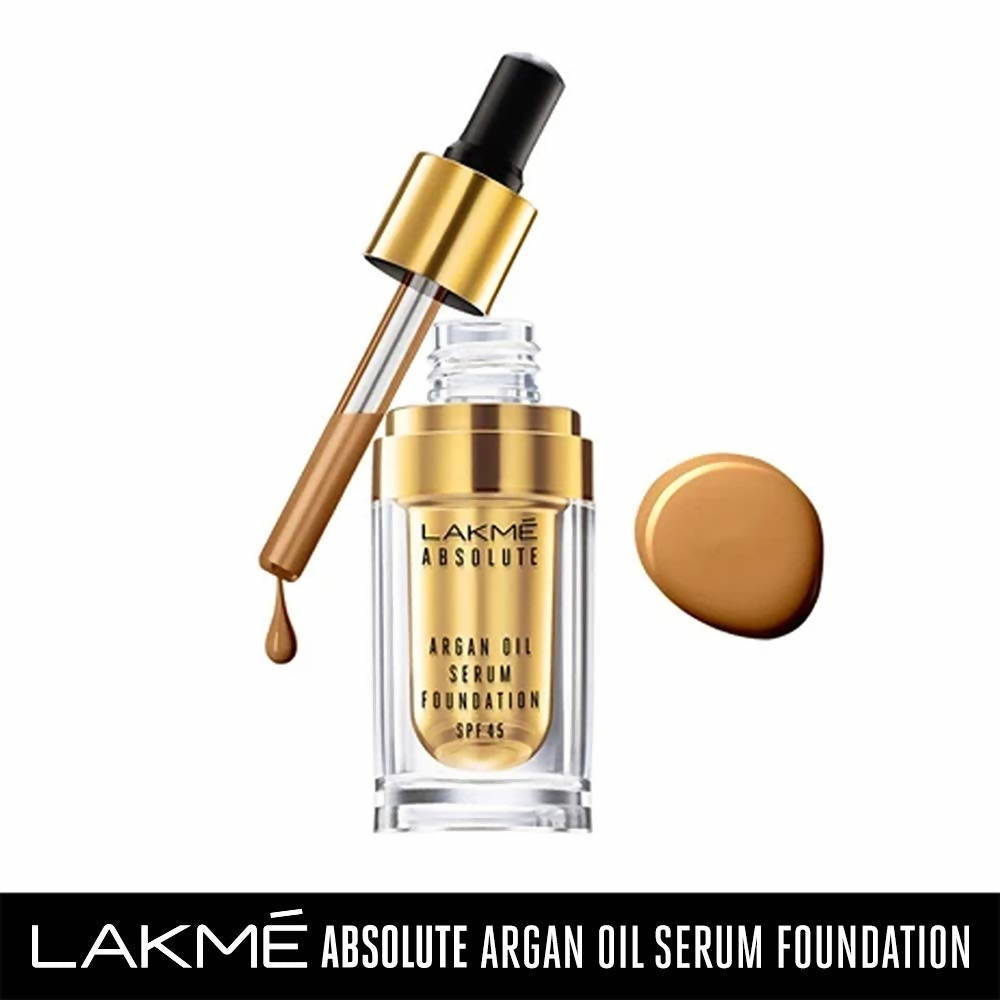 Lakme Absolute Argan Oil Serum Foundation Cool Cinnamon - 15 ml
