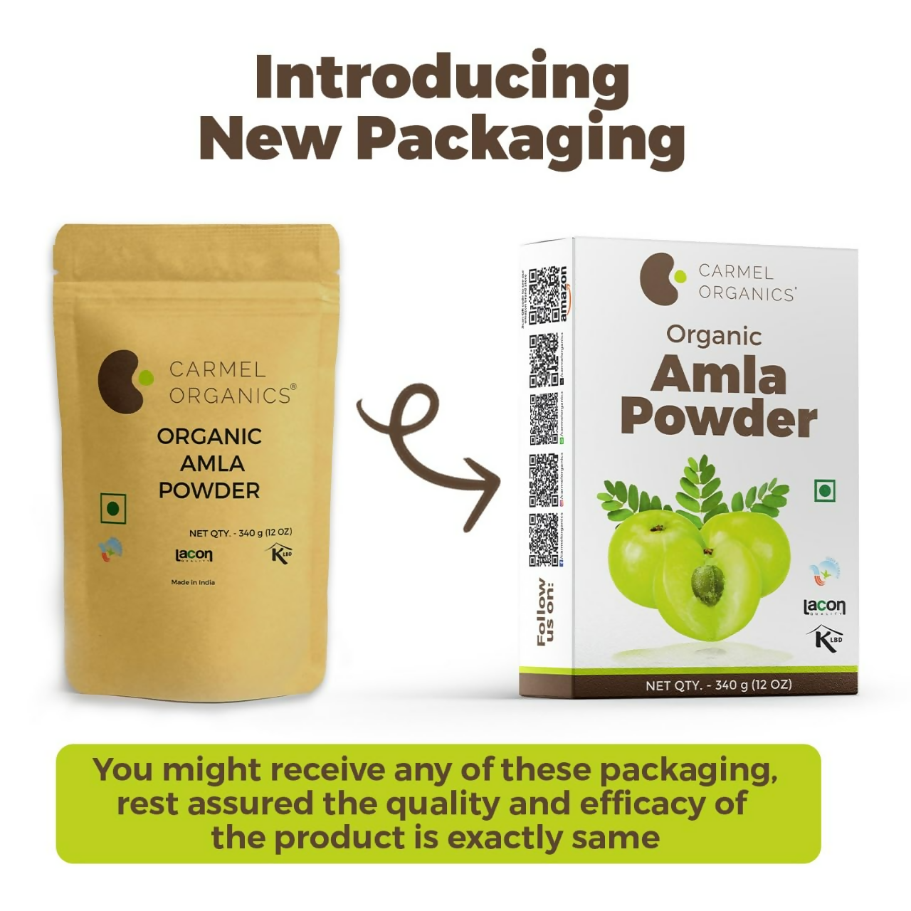 Carmel Organics Amla Fruit Powder