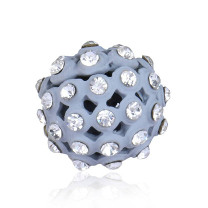 Trendoo Jewelry Gold-Polished Stylish Fancy Grey Studs