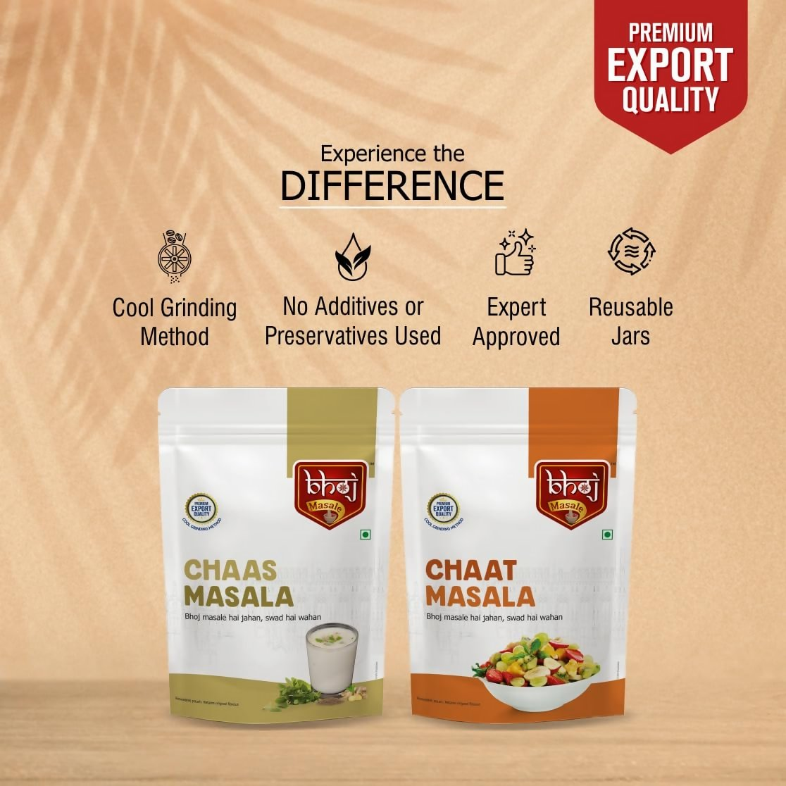Bhoj Masale Chaas And Chaat Masala Powder