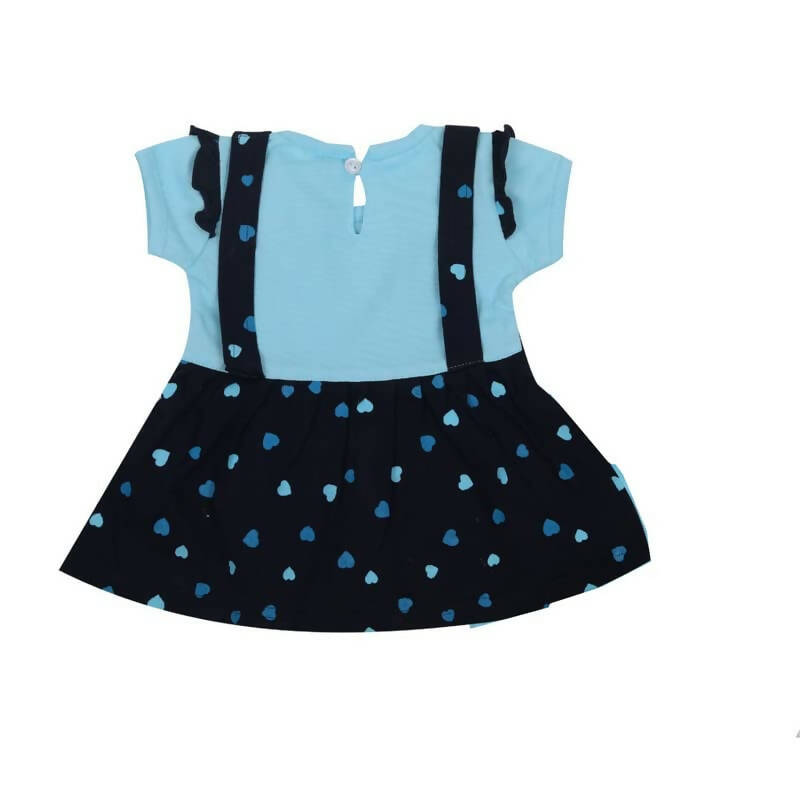 NammaBaby Baby Girl's A-Line Mini Frock Dress - Blue 117