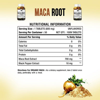 Bigmuscle Nutrition Maca Root - 50 tabs