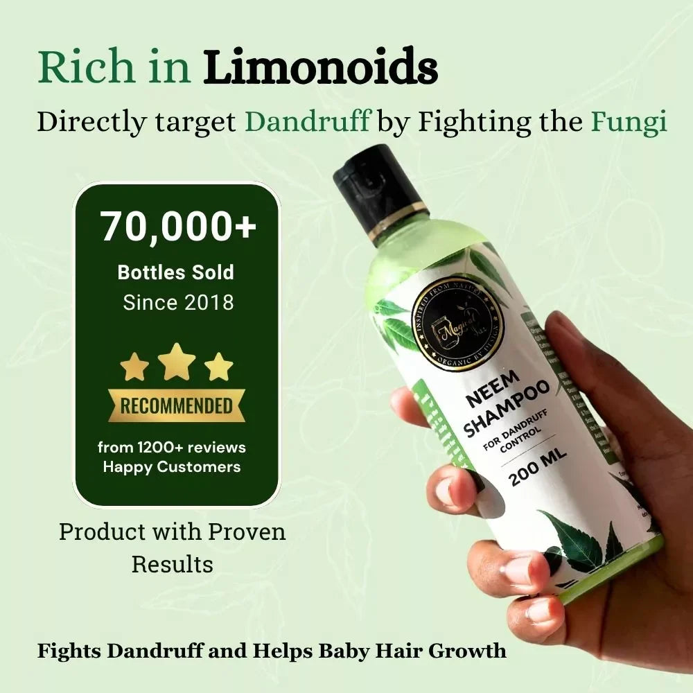 Magical Jar Neem Shampoo Dandruff Control - 200 ml