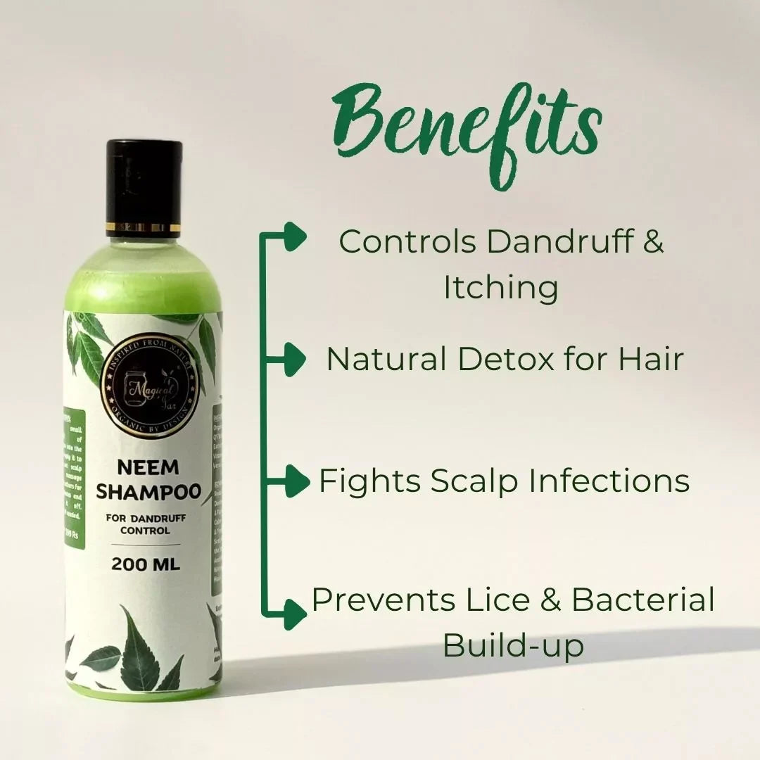 Magical Jar Neem Shampoo Dandruff Control - 200 ml