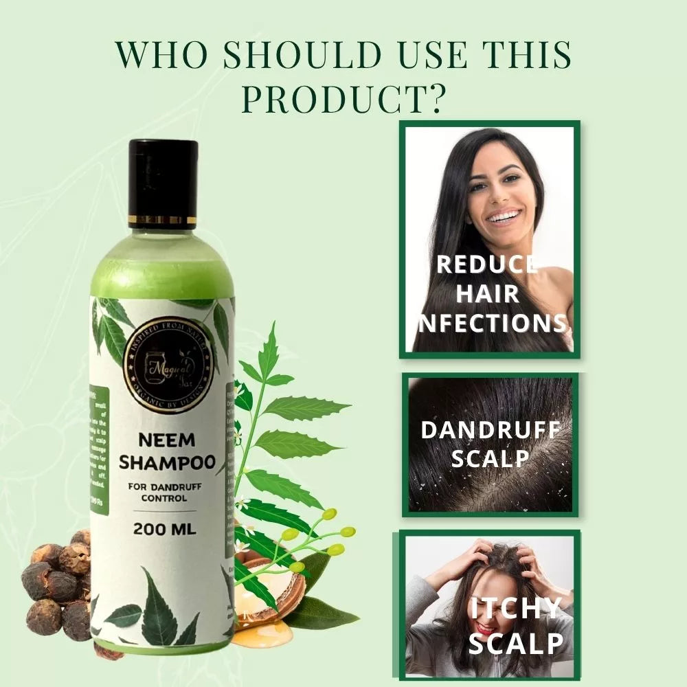 Magical Jar Neem Shampoo Dandruff Control - 200 ml