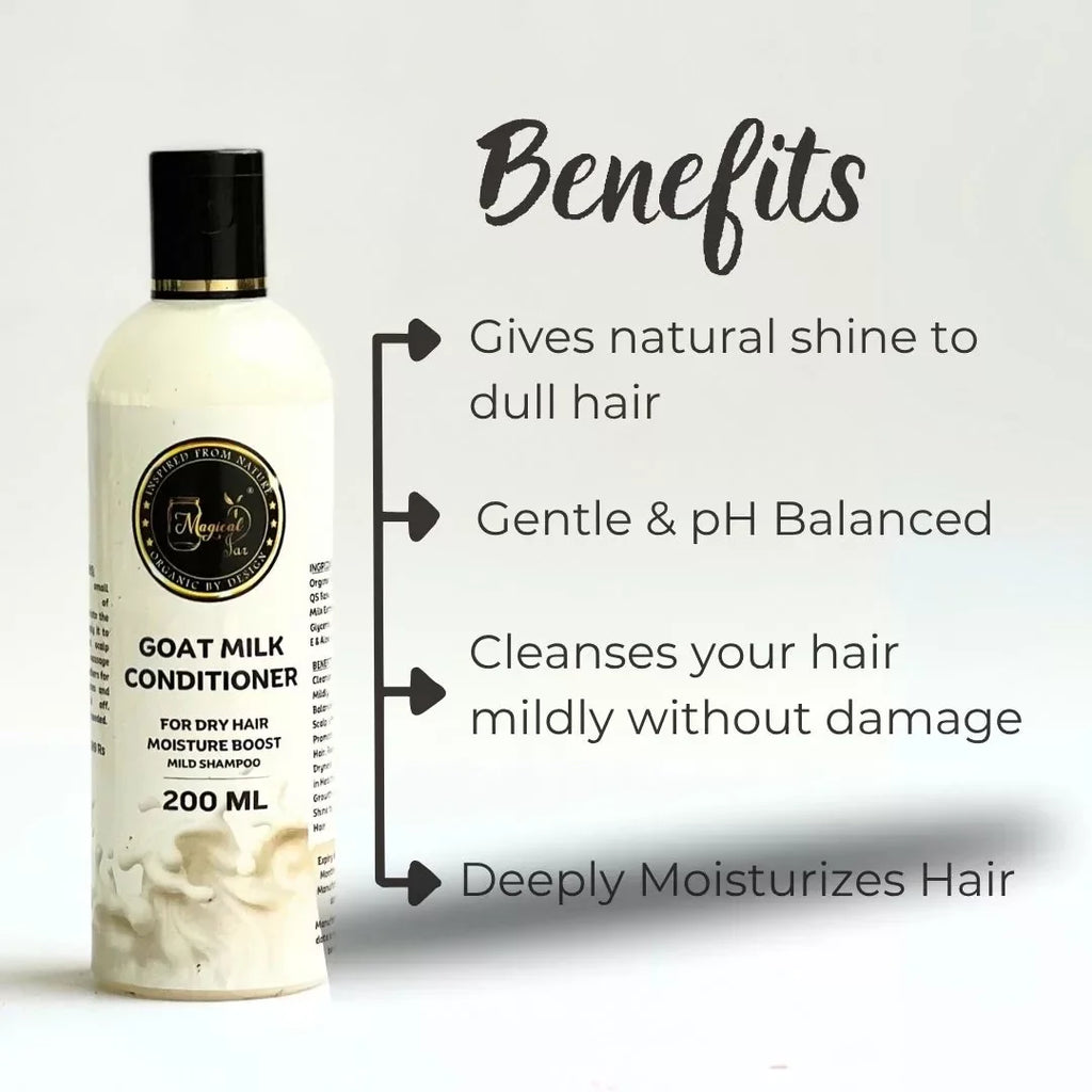 Magical Jar Goat Milk Conditioner Softens, Repairs - 200 ml
