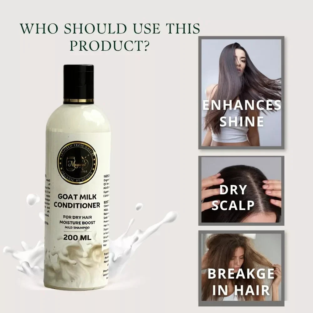 Magical Jar Goat Milk Conditioner Softens, Repairs - 200 ml