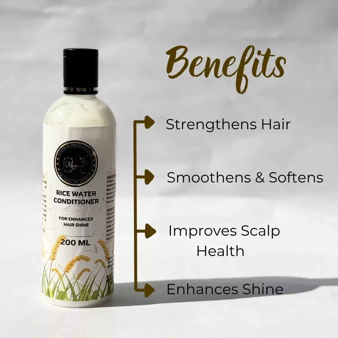 Magical Jar Rice Water Conditioner Strength & Deep Nourishment - 200 ml