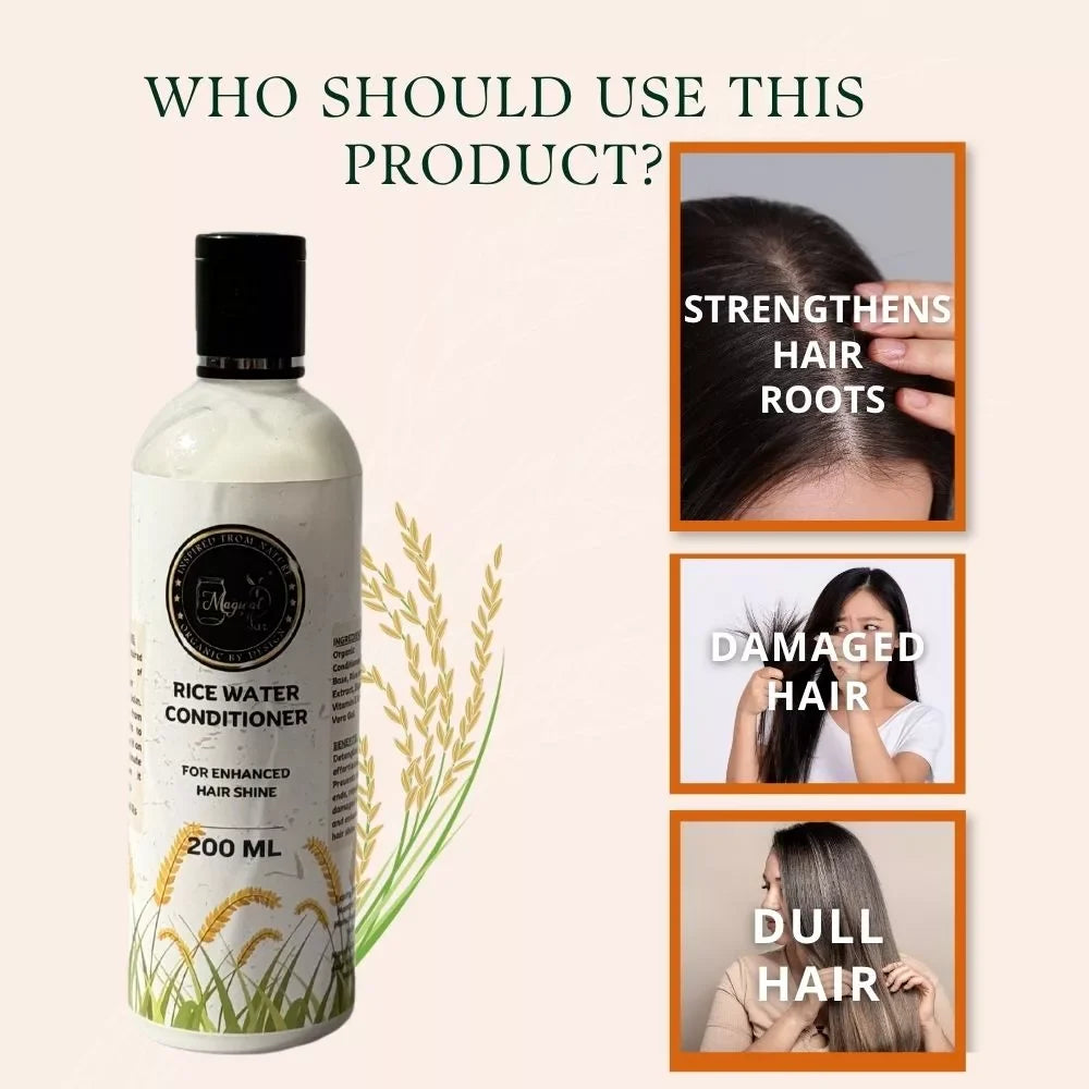 Magical Jar Rice Water Conditioner Strength & Deep Nourishment - 200 ml