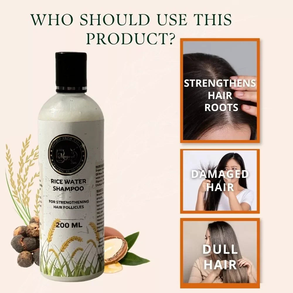 Magical Jar Rice Water Shampoo Nourish & Repair - 200 ml