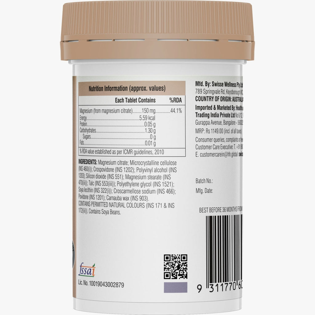 Swisse Magnesium - 60 Tablets