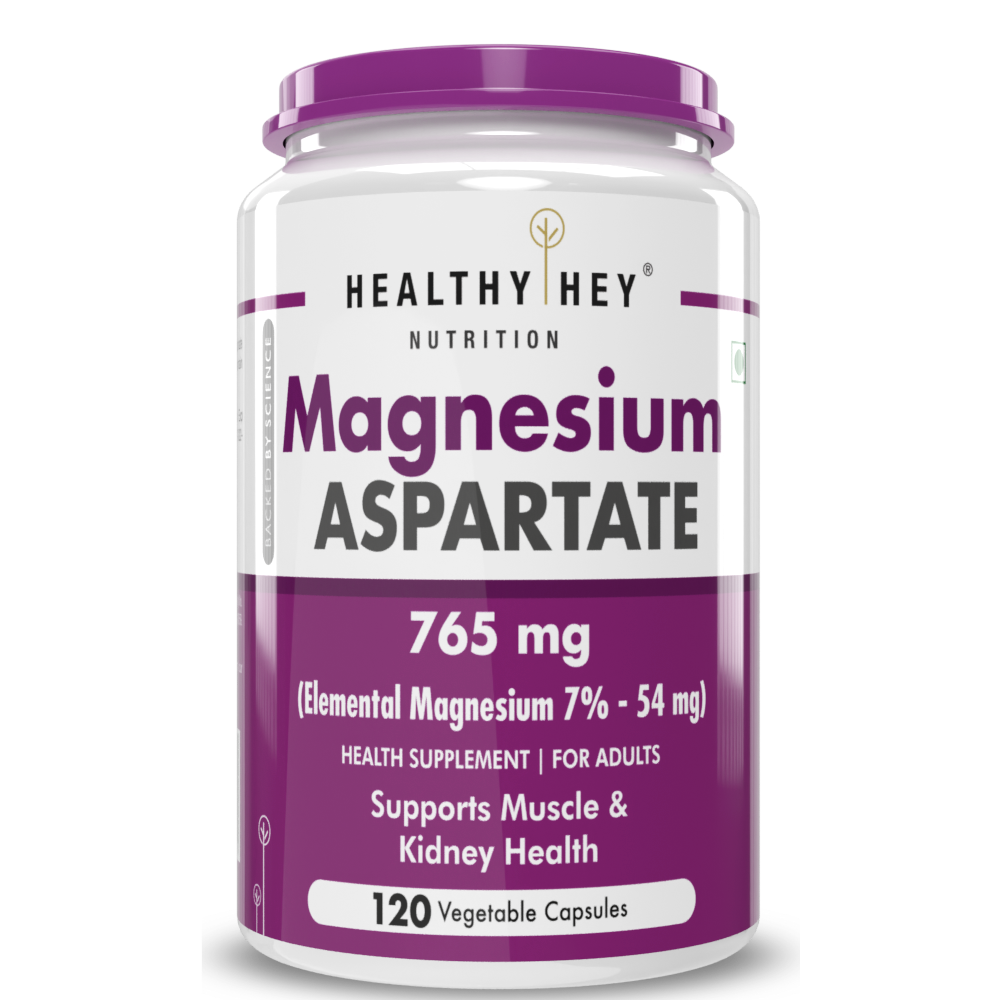 Healthyhey Magnesium Aspartate - 120 Capsules