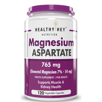 Healthyhey Magnesium Aspartate - 120 Capsules