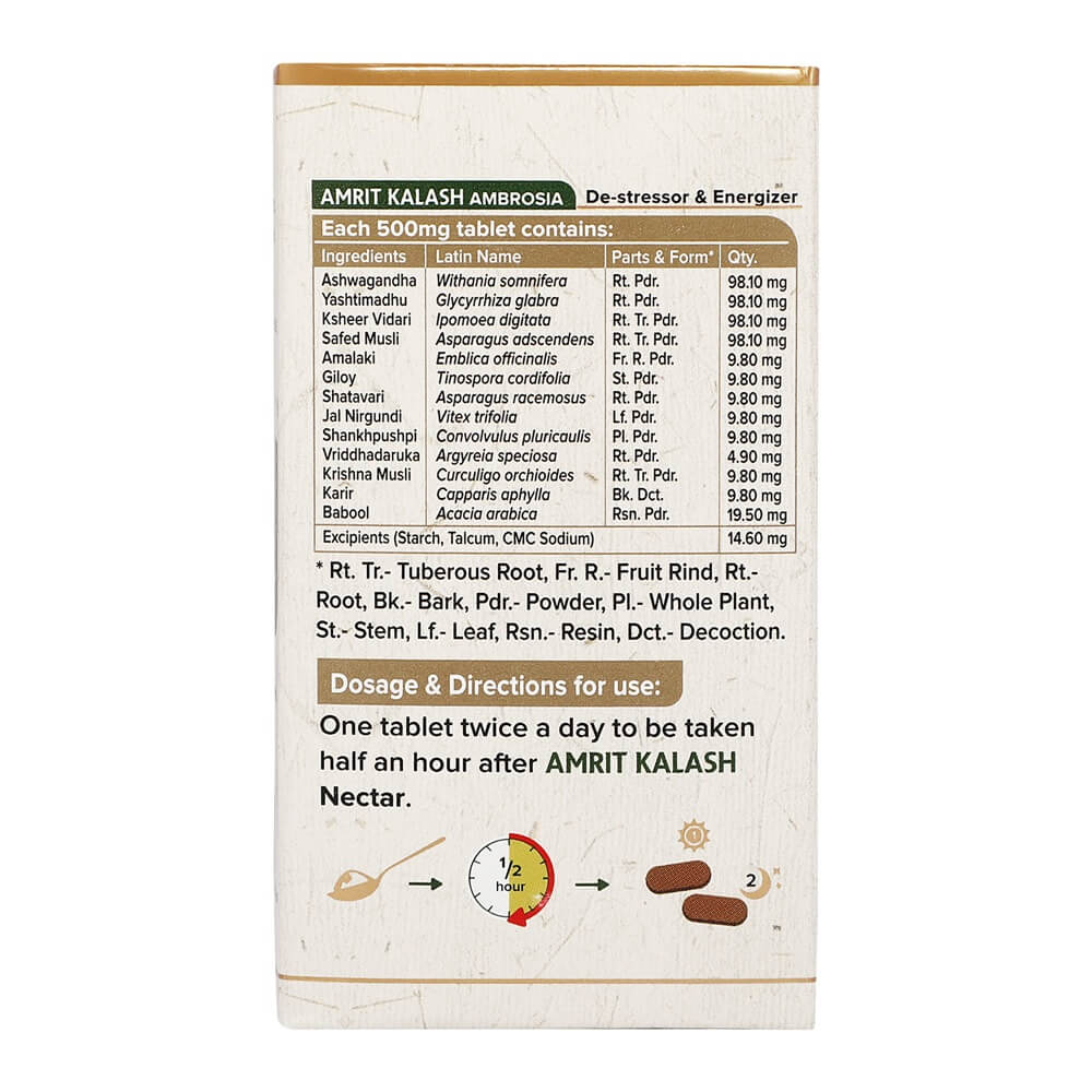 Maharishi Amrit Kalash Combo – Herbal Paste & Tablets