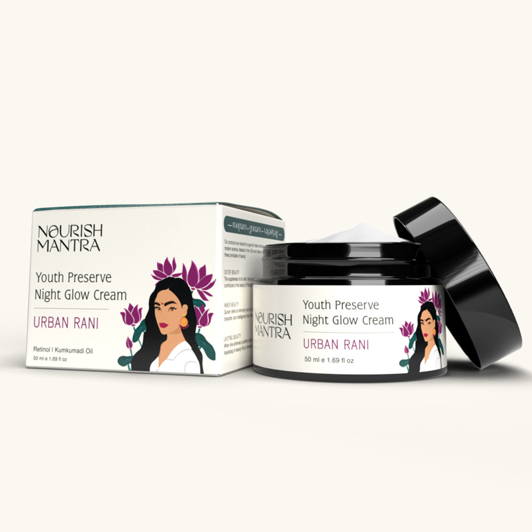 Nourish Mantra Youth Preserve Night Glow Cream Urban Rani - 50 ml