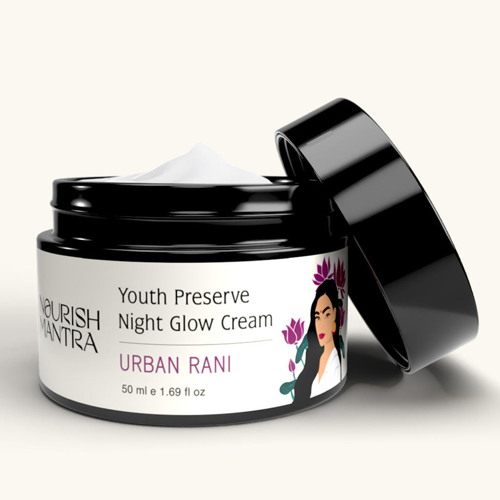 Nourish Mantra Youth Preserve Night Glow Cream Urban Rani - 50 ml