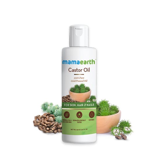 Mamaearth Castor Oil For Skin, Hair and Nails - 150 ml