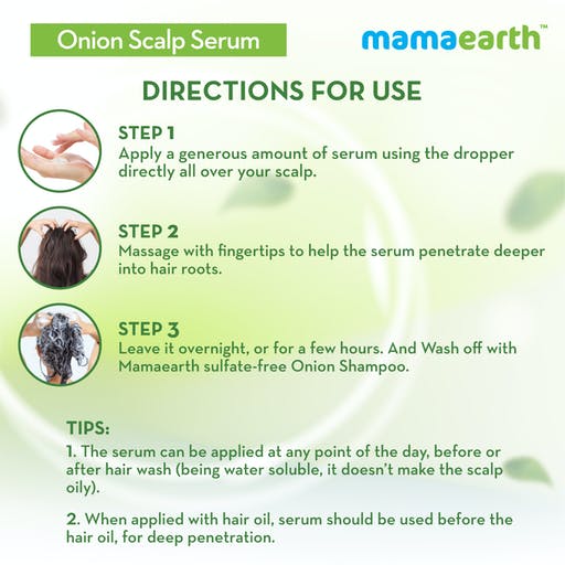 Mamaearth Onion Scalp Serum For Healthy Hair Growth - 50 ml
