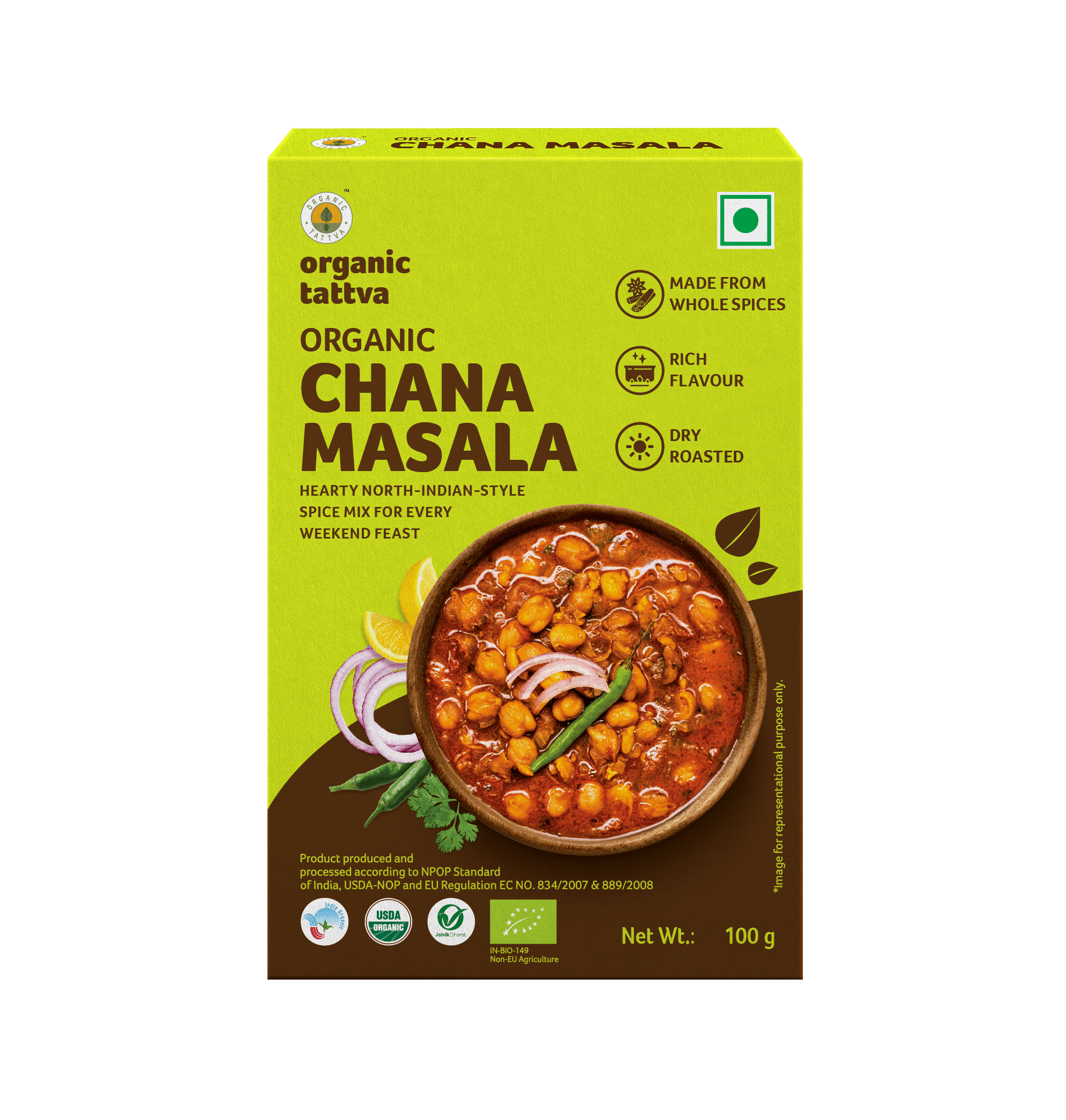 Organic Tattva Chana Masala Powder